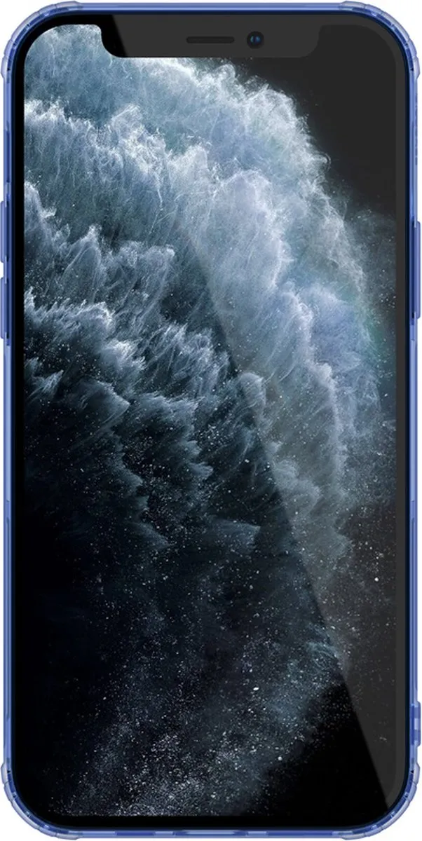 Nillkin Nature TPU Hoesje iPhone 12 Pro Max IP12PM-22 - Donker Blauw - afbeelding 4 van 4