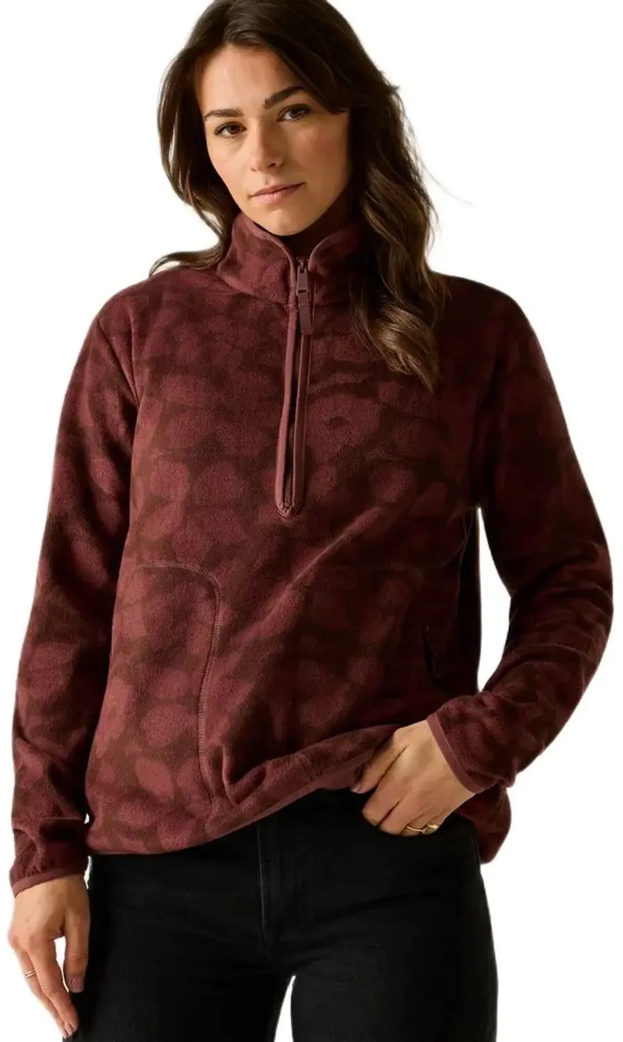 Regatta Frankie Fleece Dames met Halve Rits - afbeelding 4 van 4