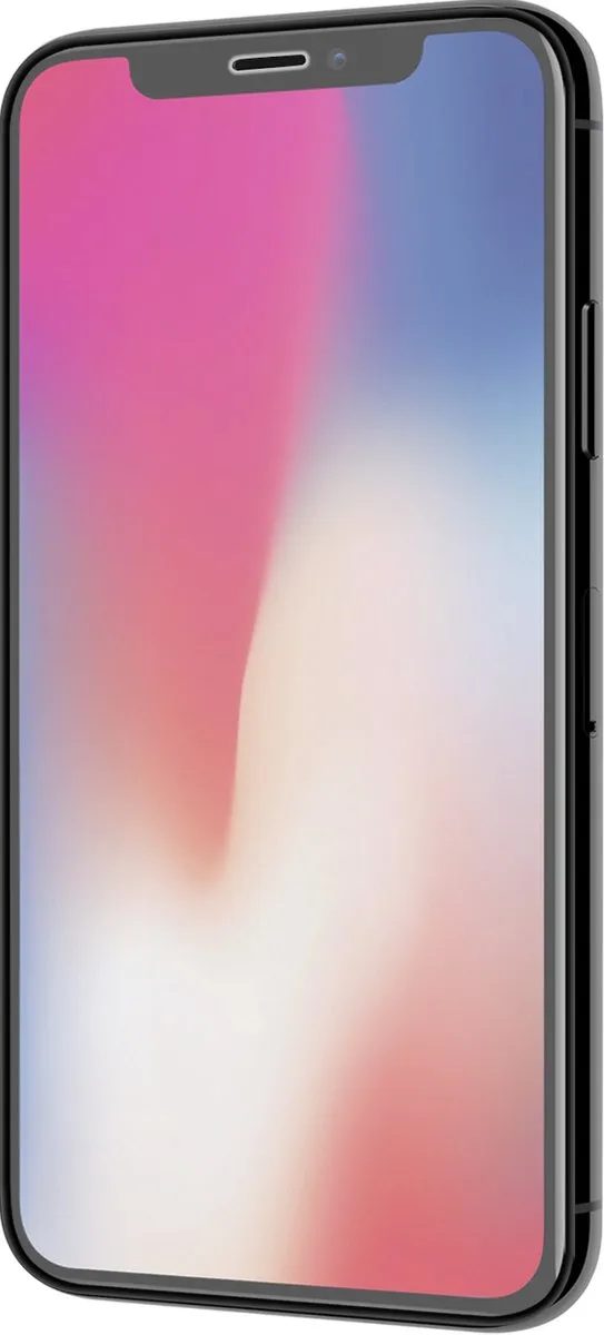 Azuri Curved Tempered Glass Screenprotector - iPhone X/XS/11 Pro - Zwart