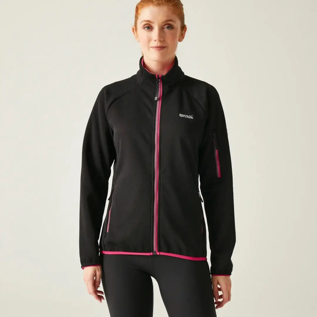 Regatta Ravenhill Dames Fleece - Zwart - afbeelding 2 van 2