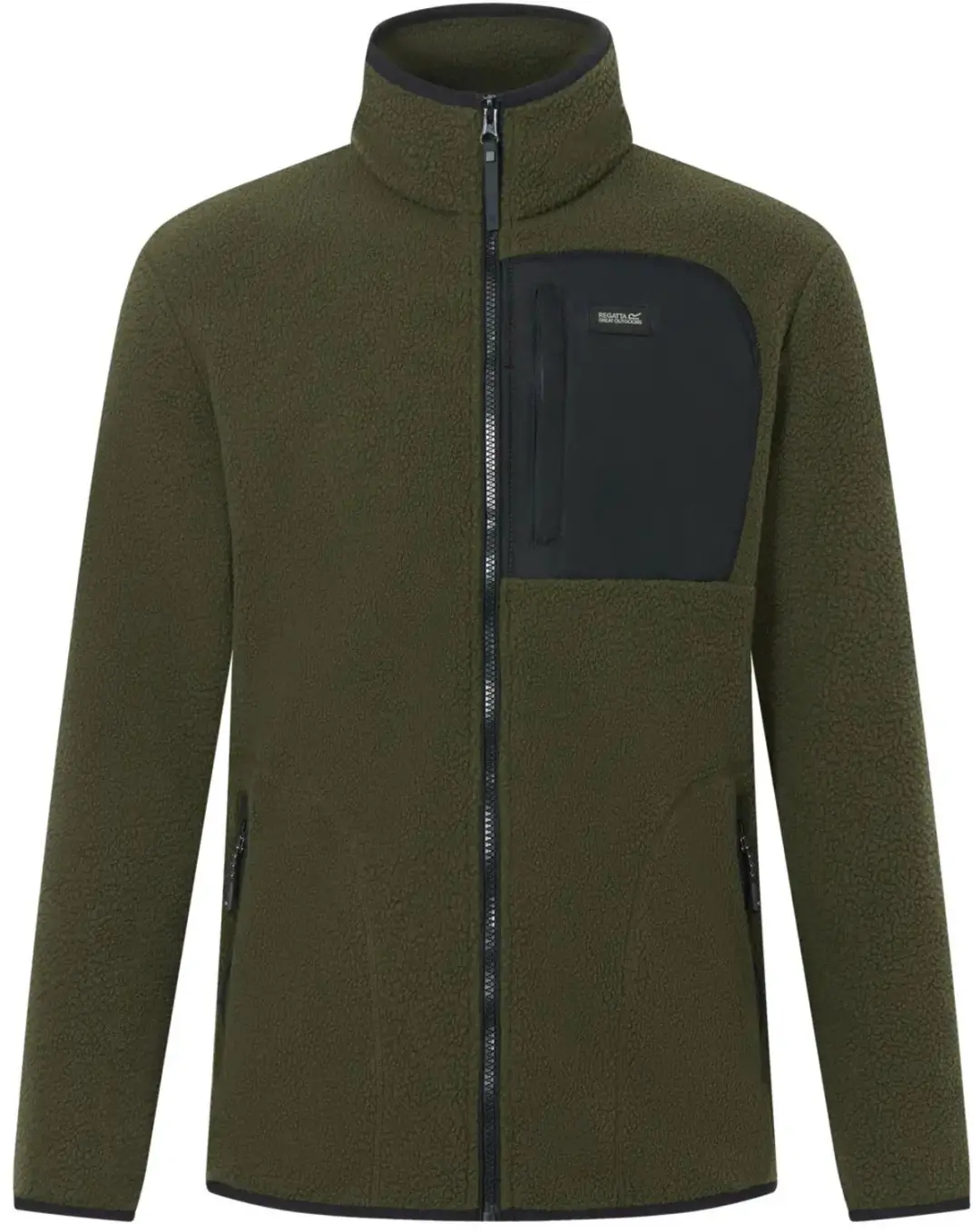 Regatta Frankie Borg Fleece Met Volledige Rits Groen M Man
