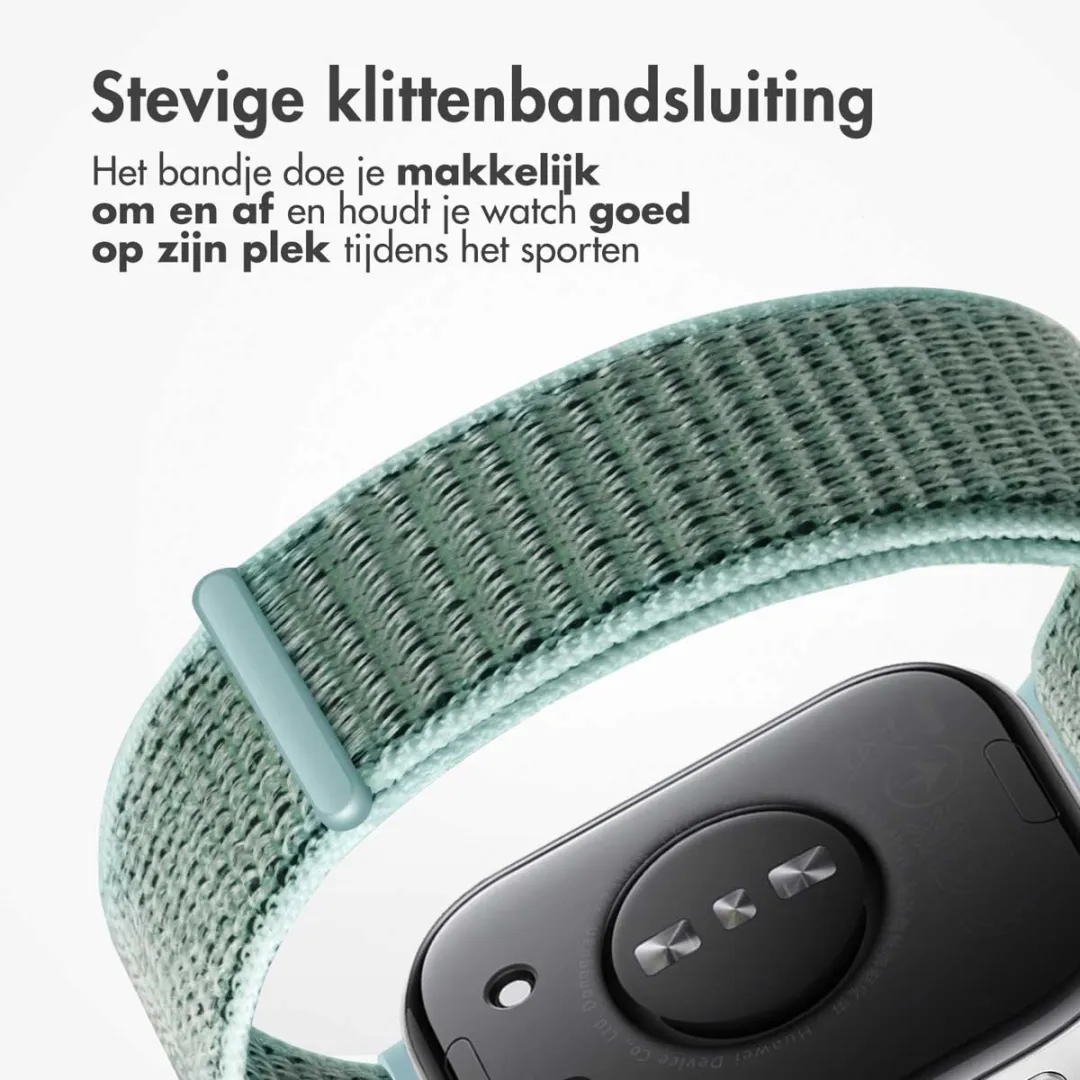 Imoshion Nylon Bandje Huawei Watch Fit 4/4 Pro - SH00087677 - Blauw