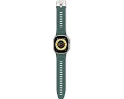 Decoded Siliconen Sportband Moss Groen - Apple Watch