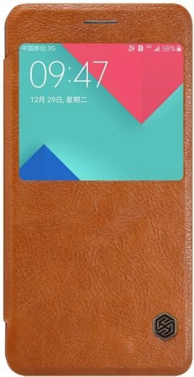 Nillkin Qin Series Hoesje Samsung Galaxy A5 (2016) - Bruin - afbeelding 2 van 6
