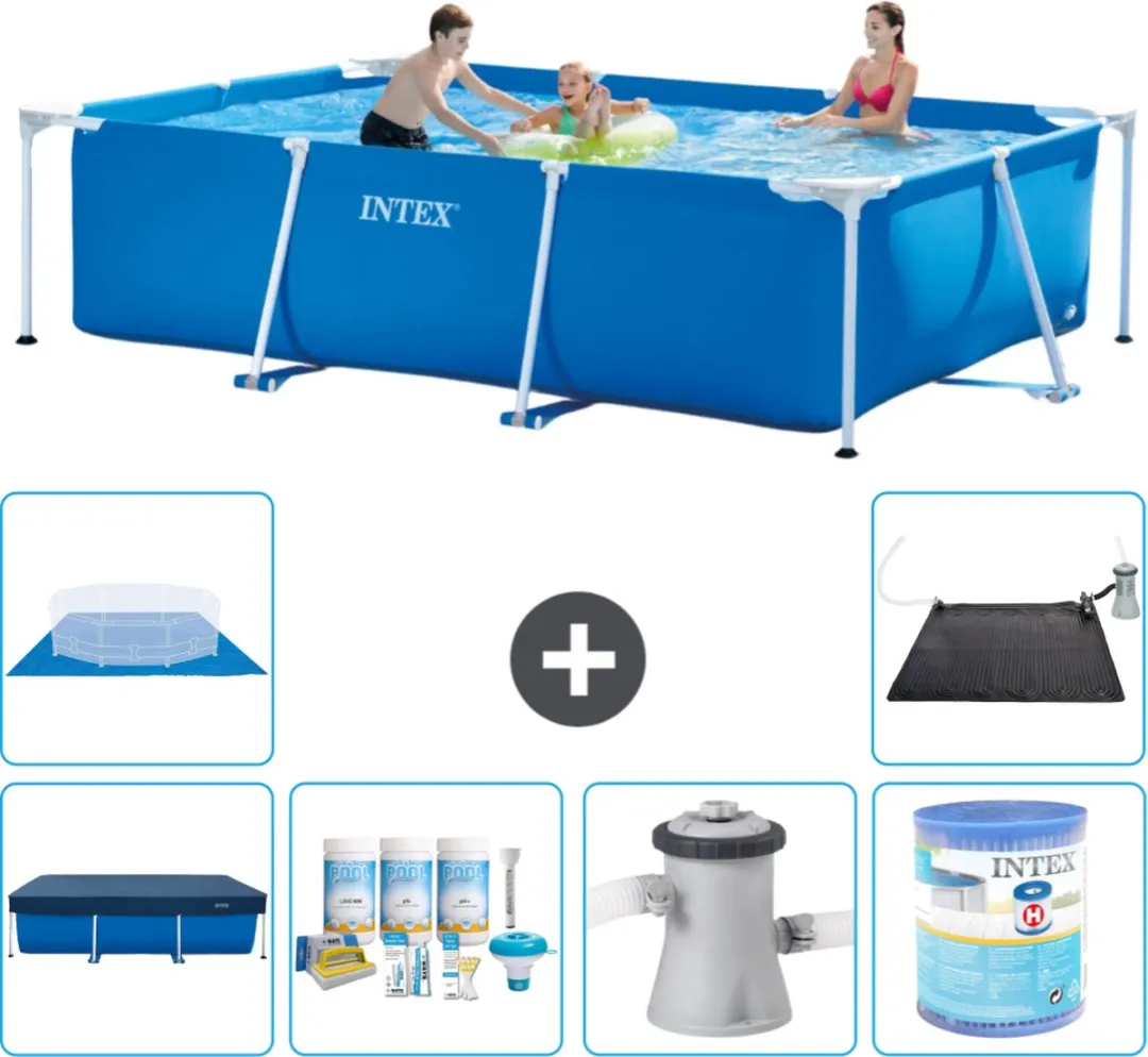 Intex Rechthoekig Frame Zwembad 300x200x75cm