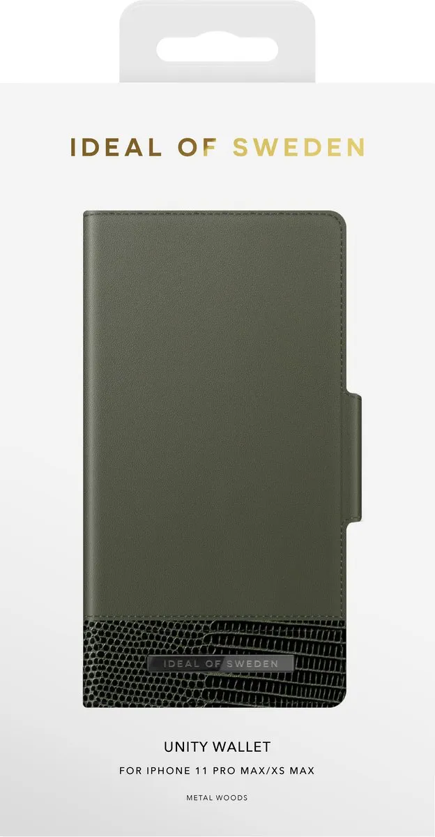 iDeal of Sweden Unity Wallet iPhone 11 Pro Max/XS Max - 3 Pasjes - Groen - afbeelding 6 van 6