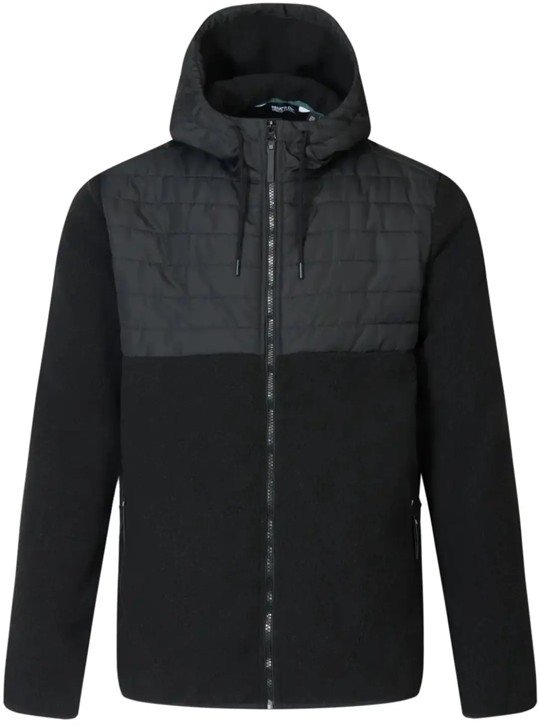 Regatta Frankie Borg Hybrid Fleece Met Volledige Rits Zwart XL Man