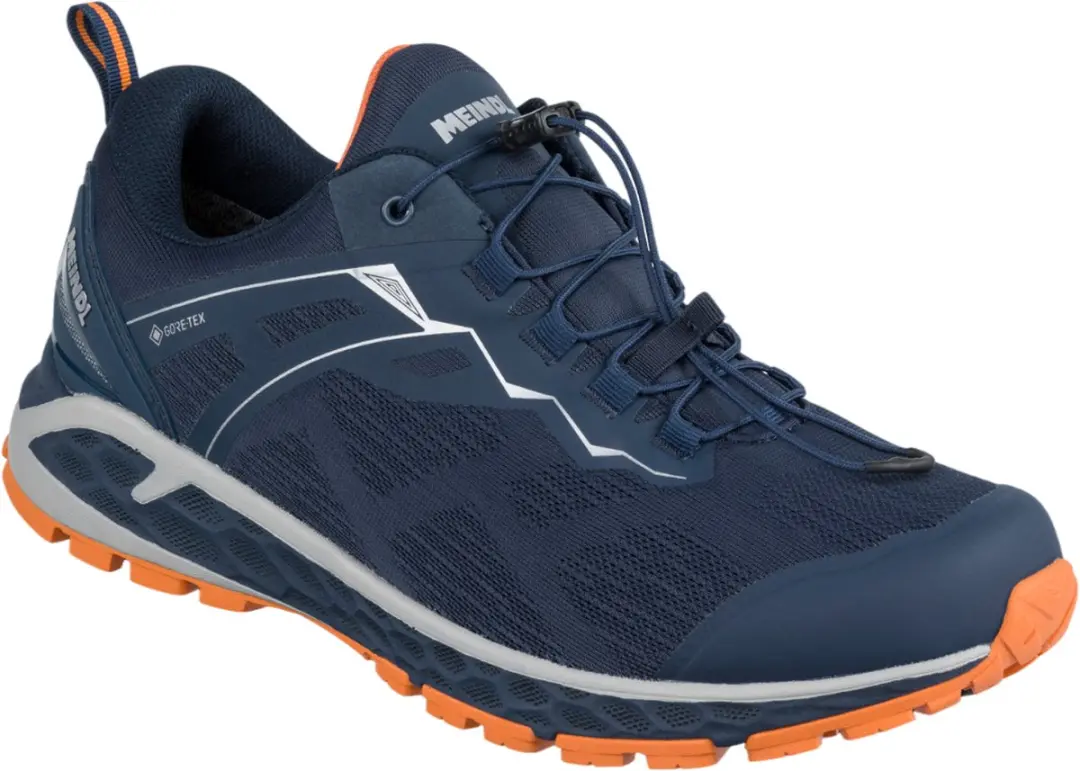 Meindl Power Walker 3.0 Heren Wandelschoen - Marine/Orange - afbeelding 3 van 6