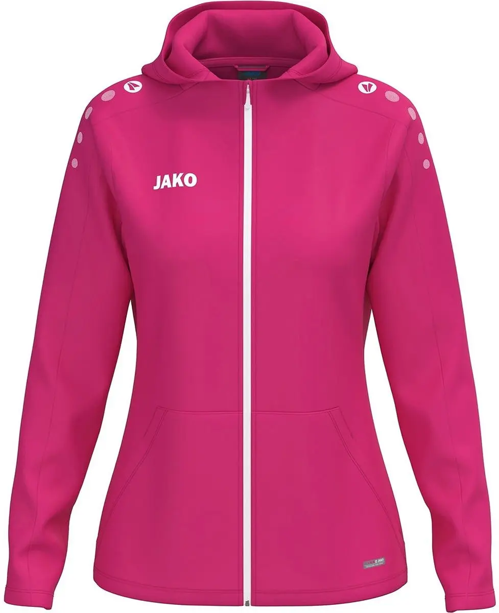 Jako One Jas Met Kap Dames - Deep Pink | Maat: 34/36
