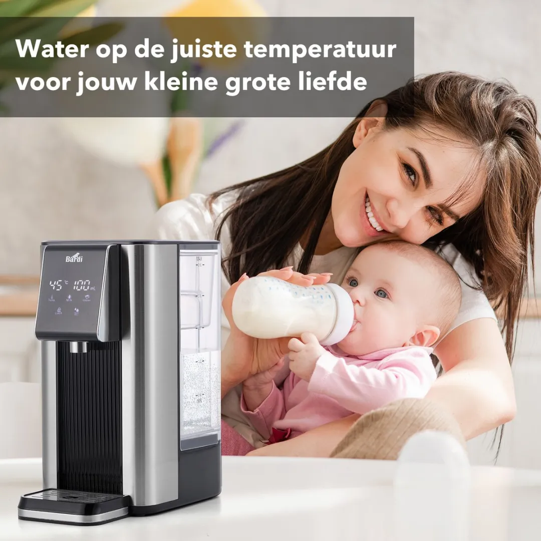Bardi Heetwaterdispenser 2,6L - 6 Temperatuurstanden - RVS