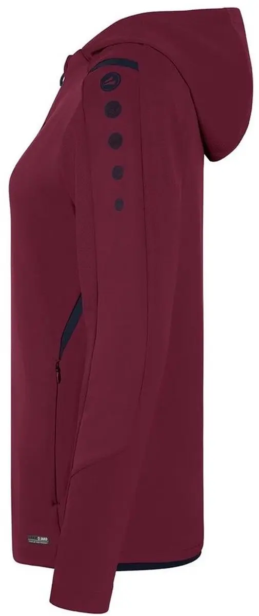 JAKO Challenge Damesjas met Capuchon - Kastanje - 44 - afbeelding 5 van 5