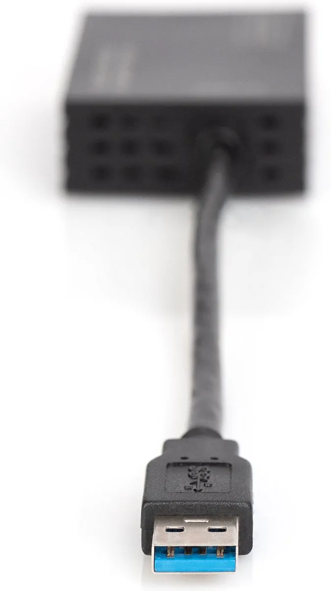 Digitus DN-3026 Glasvezel USB 3.2 Netwerkadapter - Zwart