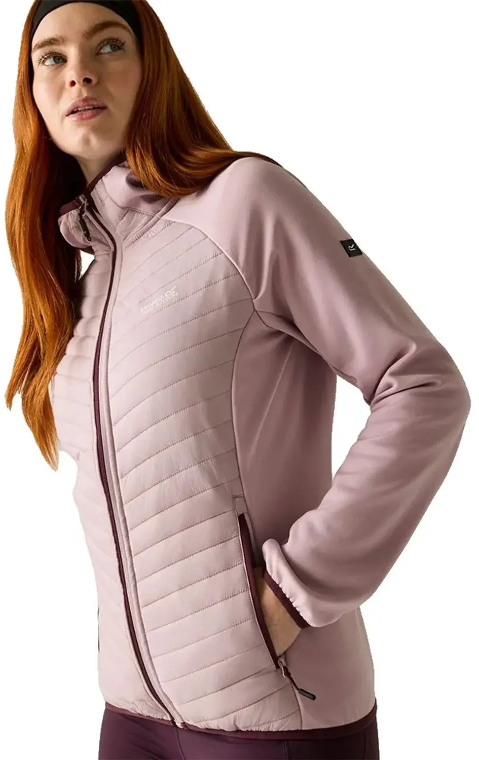 Regatta Anderson Hybride Damesjack - Powder Lilac/Fig - 40 - afbeelding 5 van 6