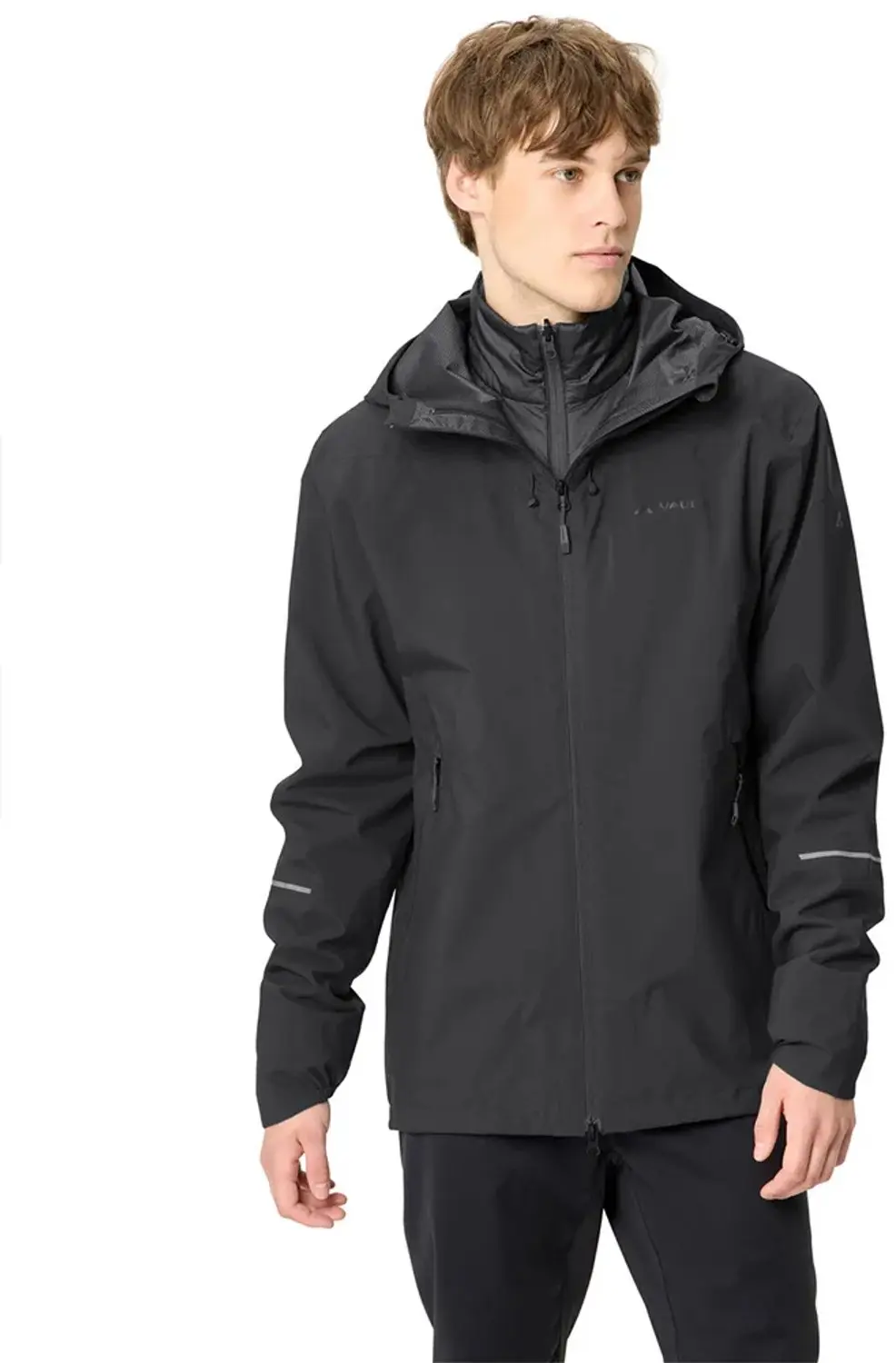 Vaude Yaras 3in1 Ii Afneembare Jas Zwart M Man