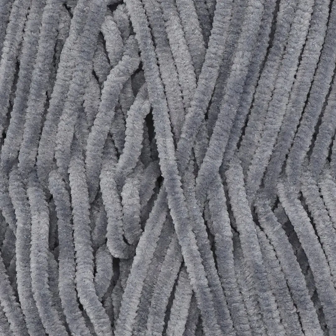 Durable Velvet Chenille Garen - Light grey