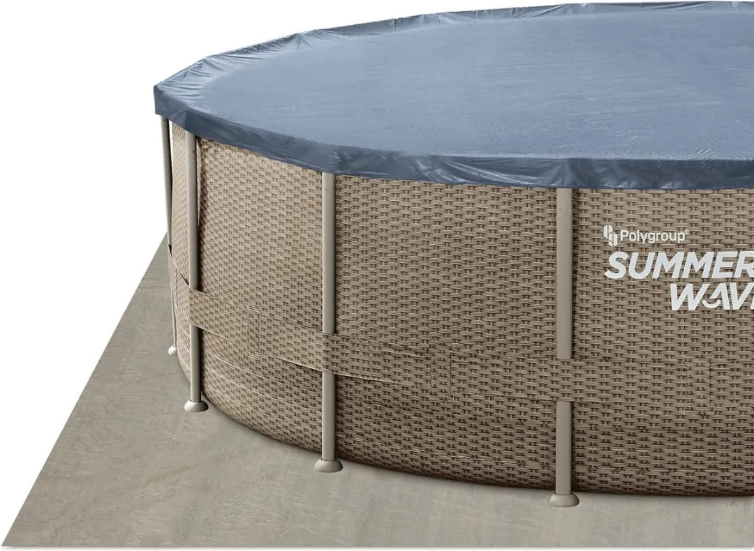 Summer Waves Elite Frame Zwembad 427x107cm - 12.706L - Rotan Look