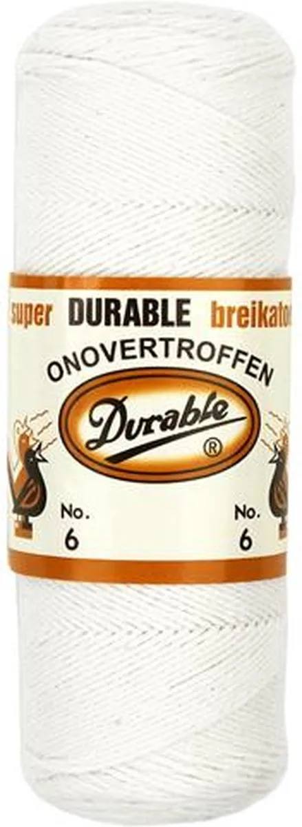 Durable Breikatoen Nr. 6 Wit