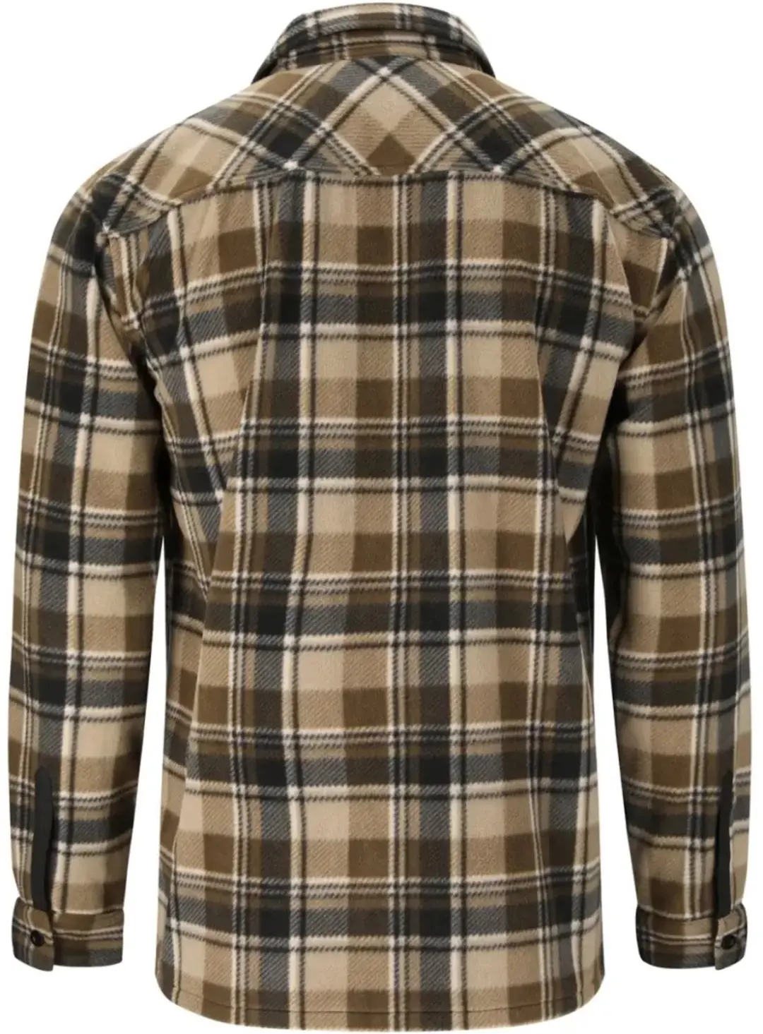 Whistler Astrali Checked Fleece Shirt - Teak - 5XL - afbeelding 2 van 2