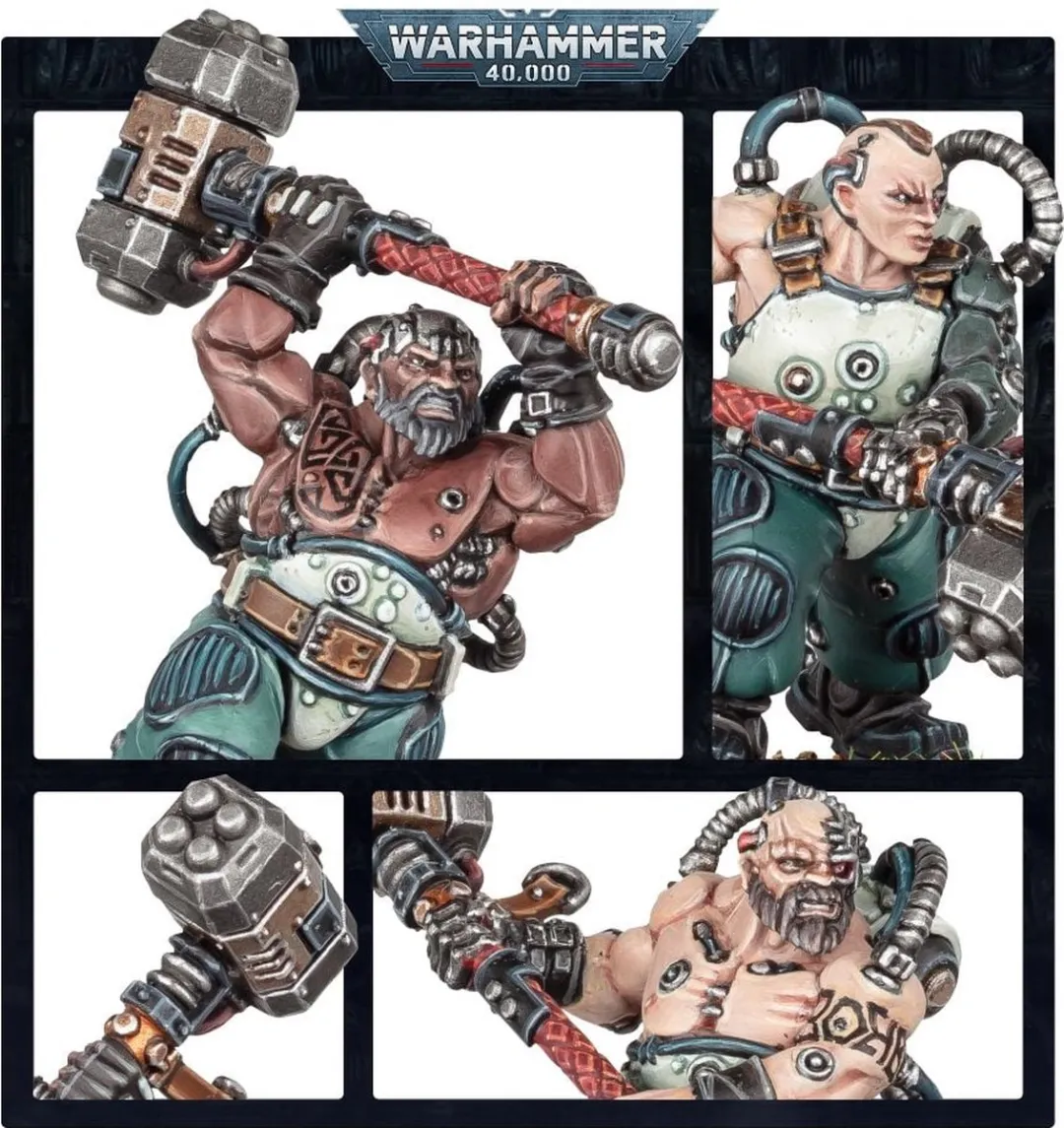 Games Workshop Leagues of Votann Cthonian Beserks - 117 Onderdelen
