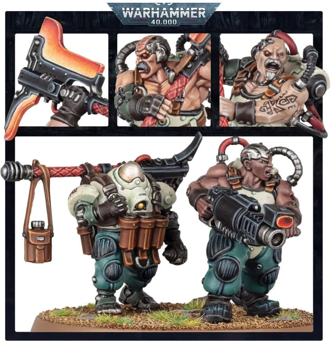 Games Workshop Leagues of Votann Cthonian Beserks - 117 Onderdelen
