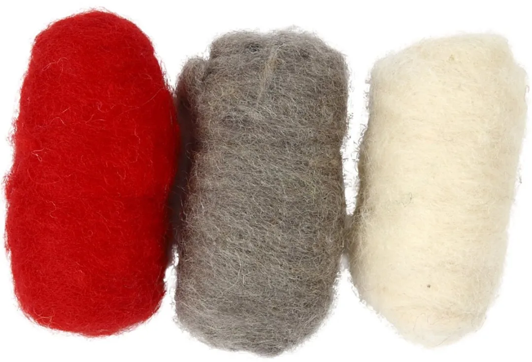 Creativ Company Creotime Gekaarde Wol Set 3x10g