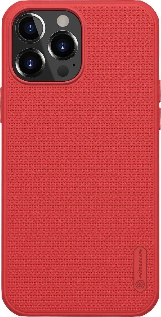 Nillkin Super Frosted Shield Pro iPhone 13 Pro Max - Rood - afbeelding 2 van 6