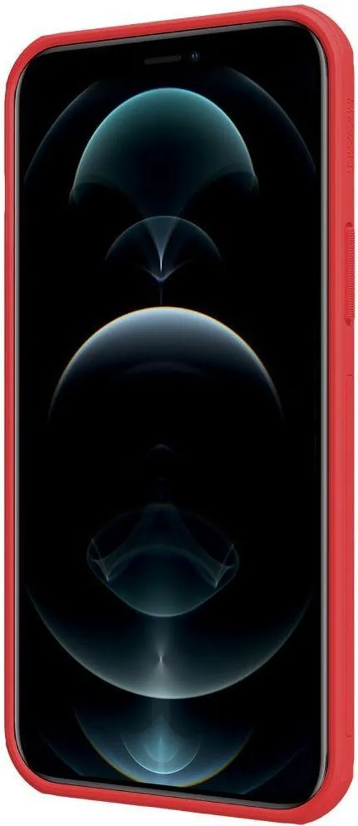 Nillkin Super Frosted Shield Pro iPhone 13 Pro Max - Rood - afbeelding 5 van 6