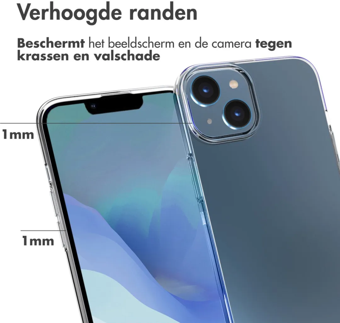 Accezz Hoesje iPhone 14 Transparant