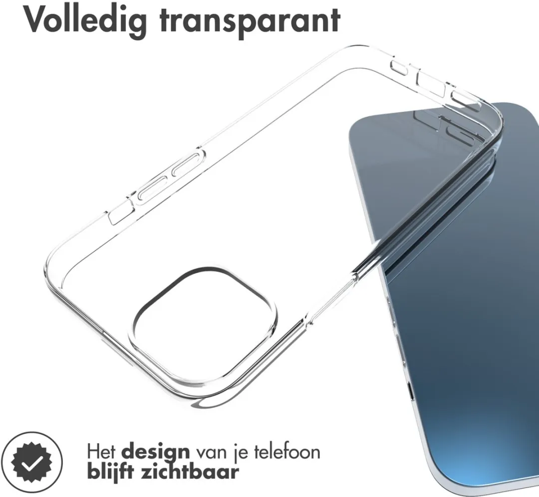 Accezz Hoesje iPhone 14 Transparant
