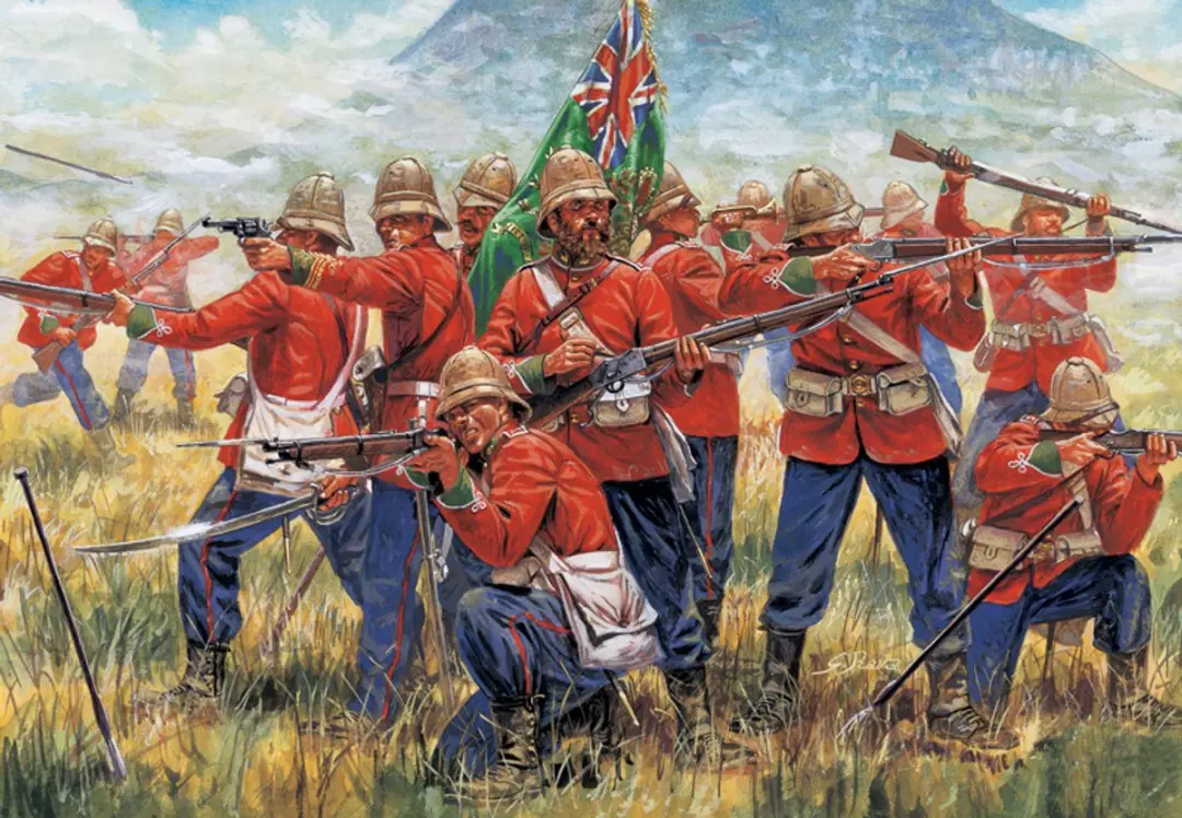 Italeri 1:72 Britse Infanterie Zulu Oorlog Modelbouwkit