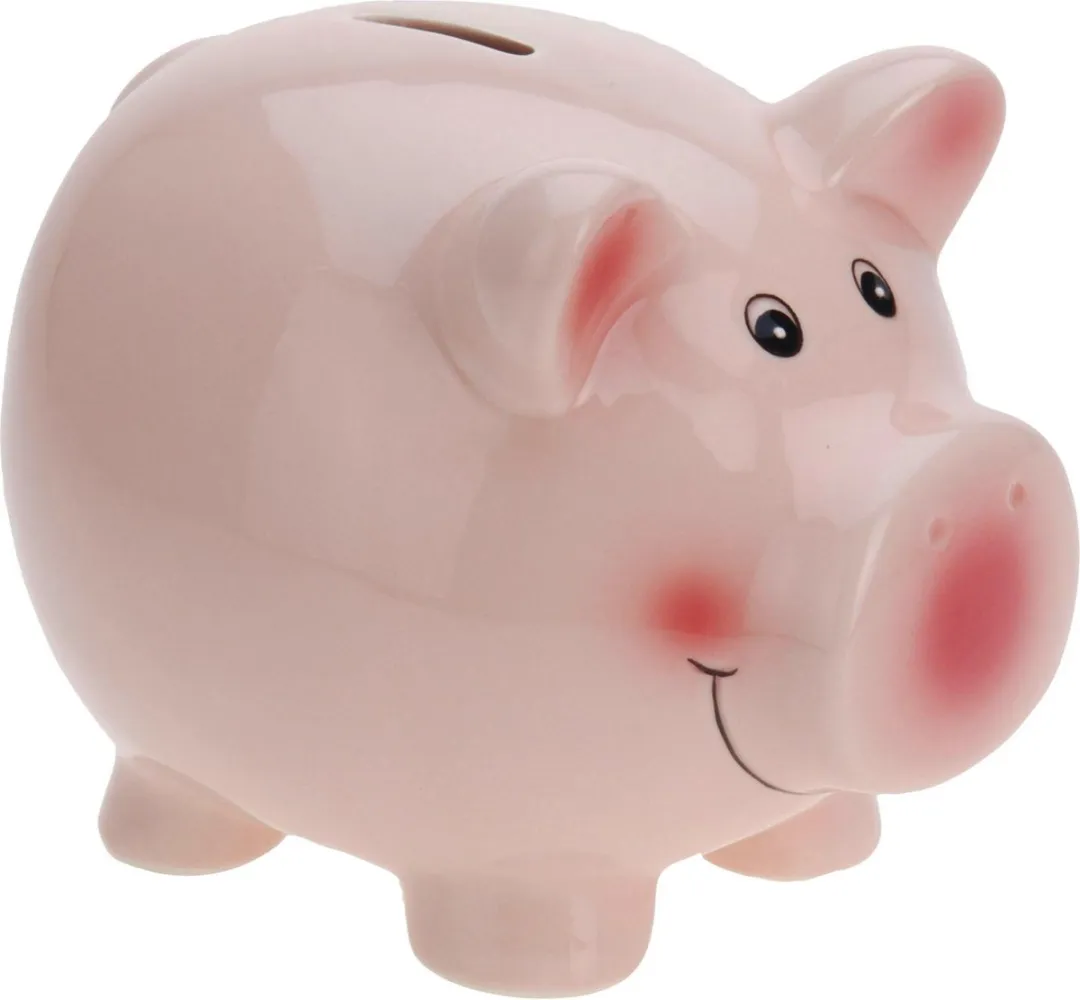 Tender Toys Keramisch Spaarpotje Roze