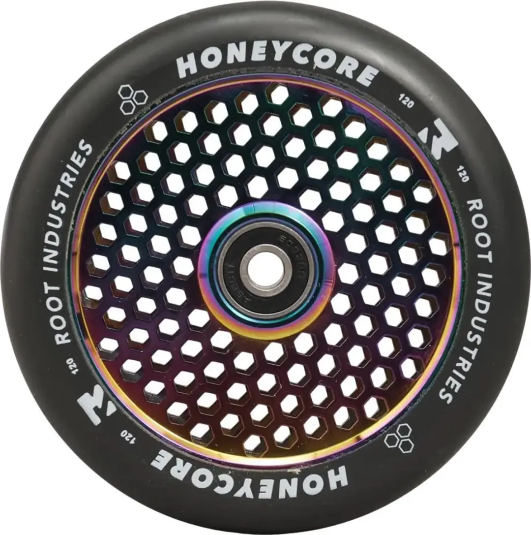 Root Industries Honeycore Stuntstep Wielen 120mm - Neochrome - afbeelding 2 van 2