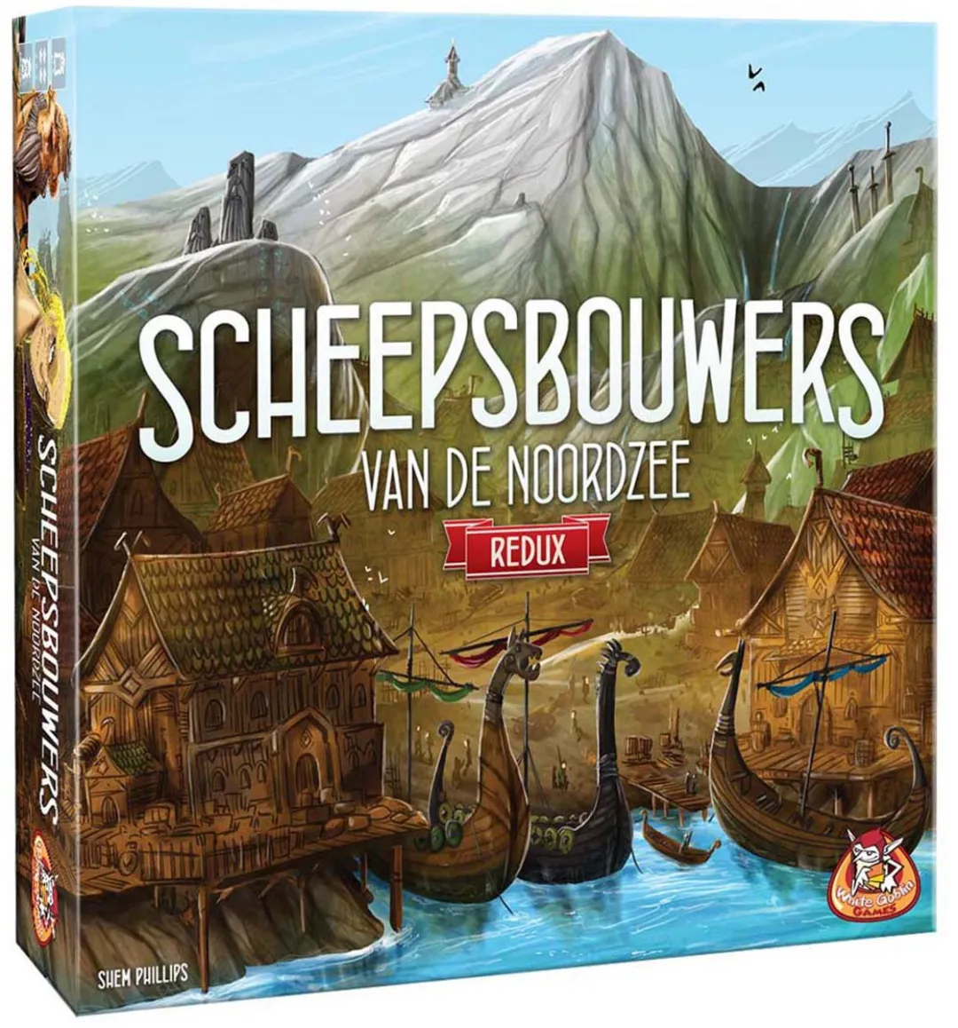 White Goblin Games Scheepsbouwers van de Noordzee Kaartspel WGG2420 - 1-5 Spelers