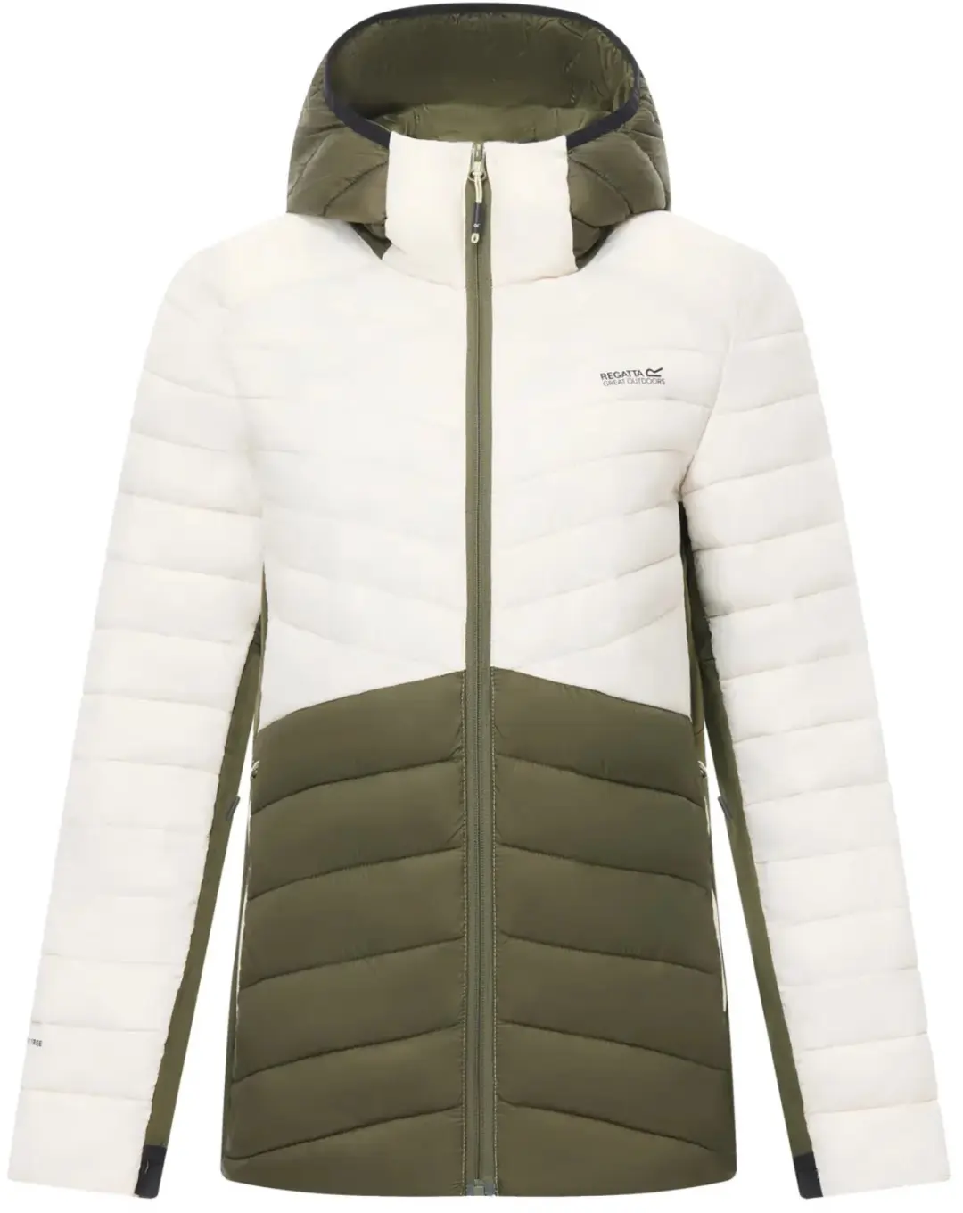 Regatta Leedre Hybrid Jas Wit 42 Vrouw
