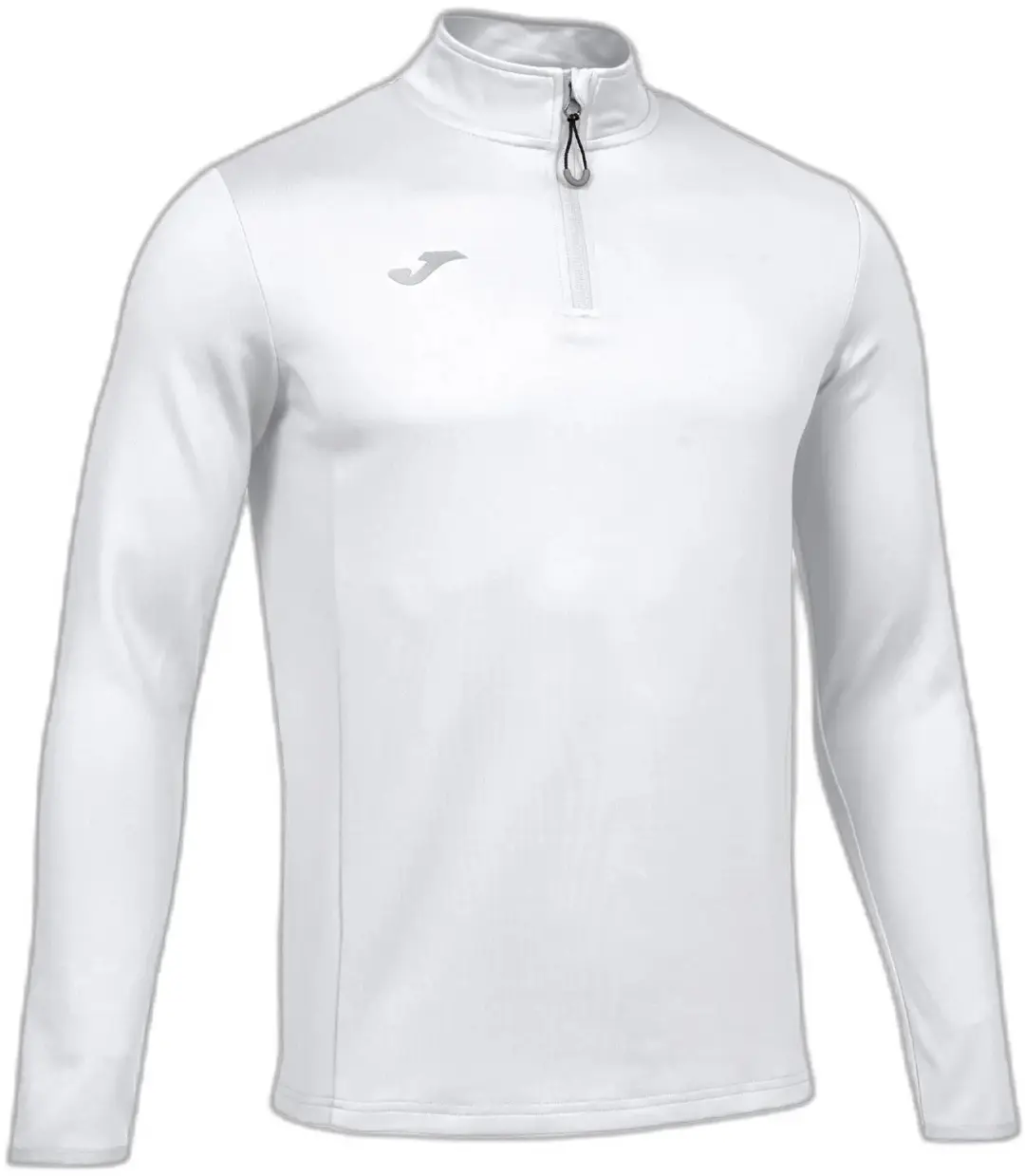 Joma Running Night Fleece Met Halve Rits Wit M Man