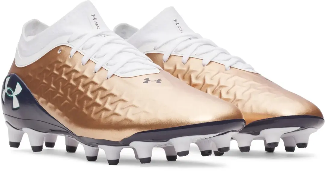 Under Armour Magnetico Pro 6 FG Voetbalschoenen - Wit/Koper - afbeelding 2 van 2