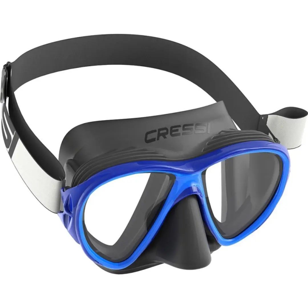 CRESSI FIJI MASKER ZWART/BLAUW
