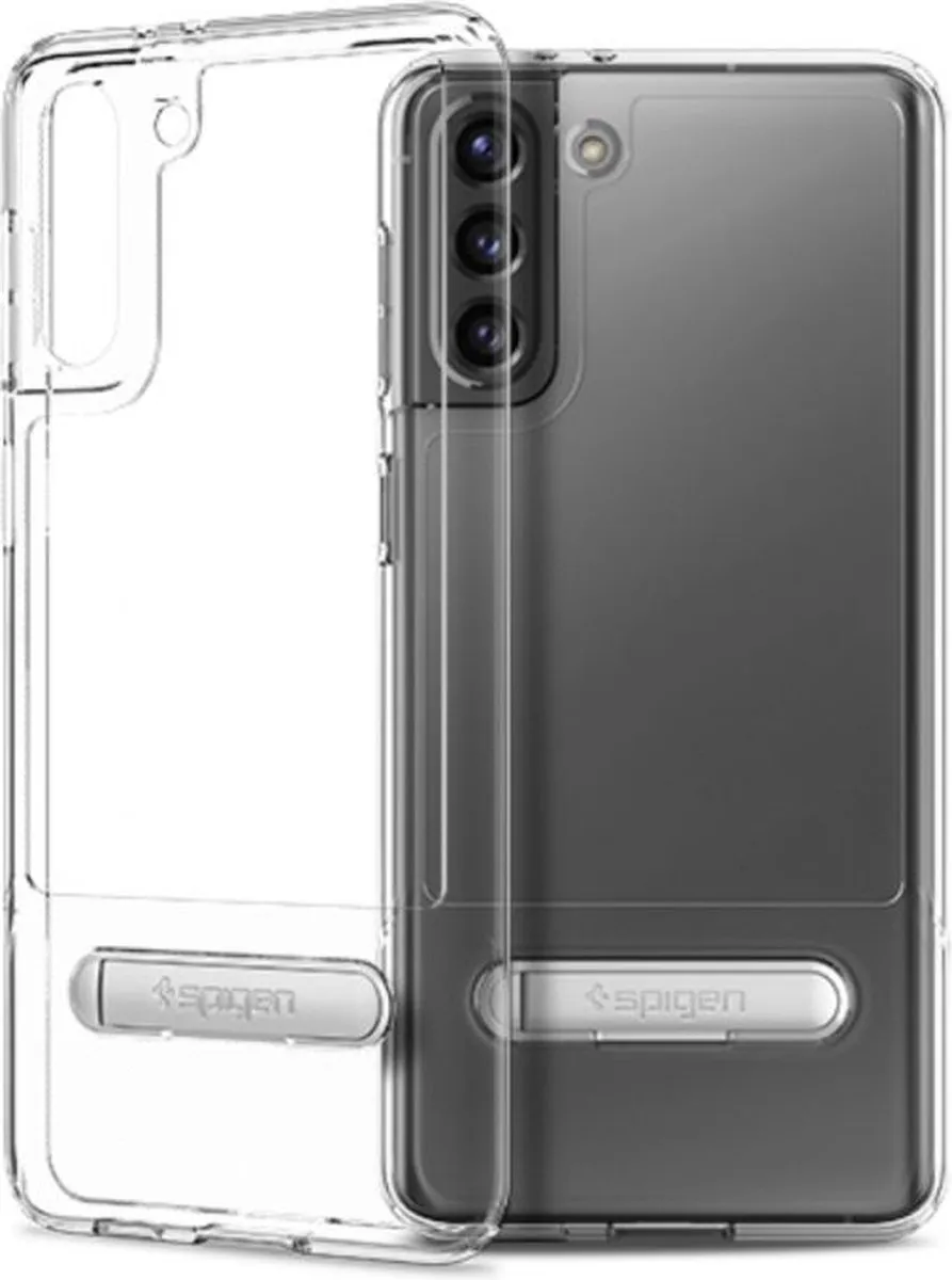Spigen Slim Armor Essential ACS02412 Hoesje - Samsung Galaxy S21 Plus - Transparant - afbeelding 2 van 6
