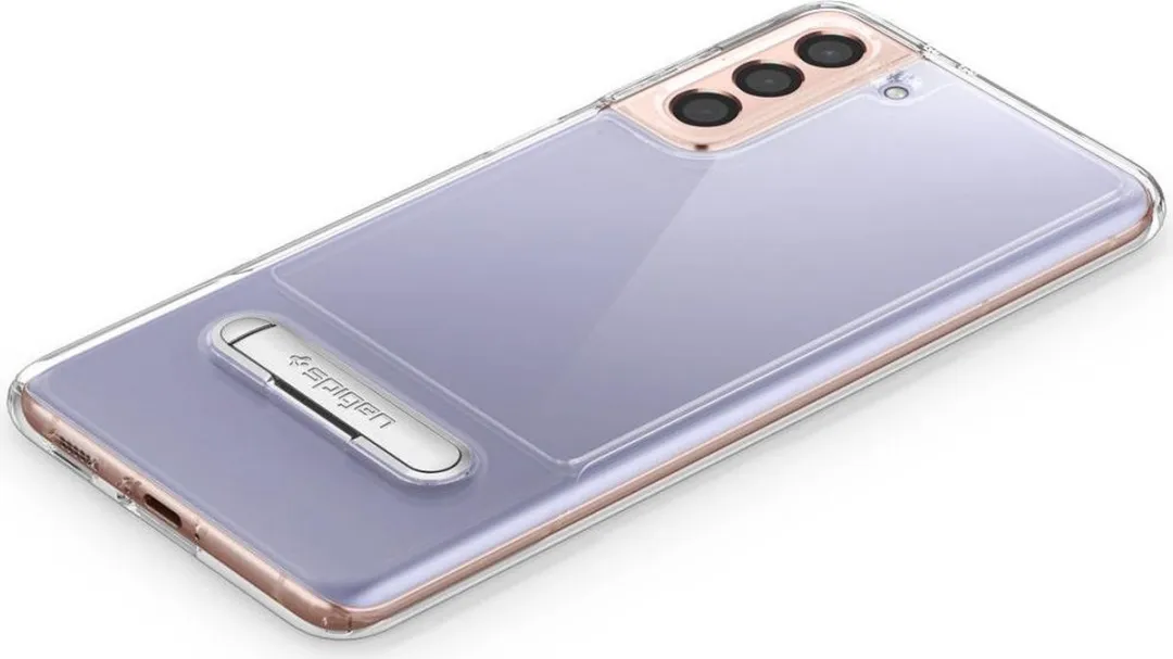 Spigen Slim Armor Essential ACS02412 Hoesje - Samsung Galaxy S21 Plus - Transparant - afbeelding 5 van 6
