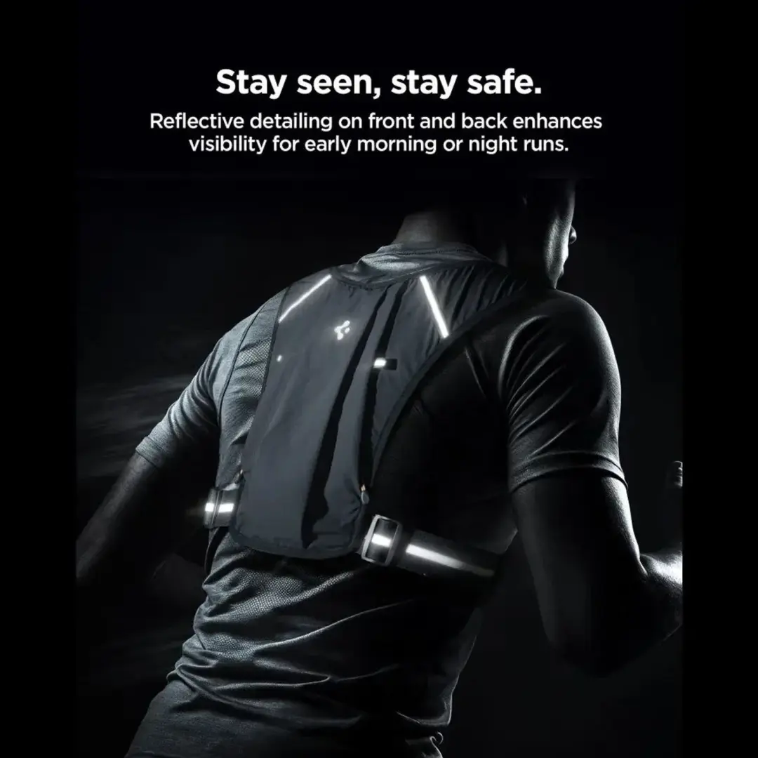 Spigen A720 Dynamic Shield Hardloopvest - L-XL - Zwart - afbeelding 2 van 6