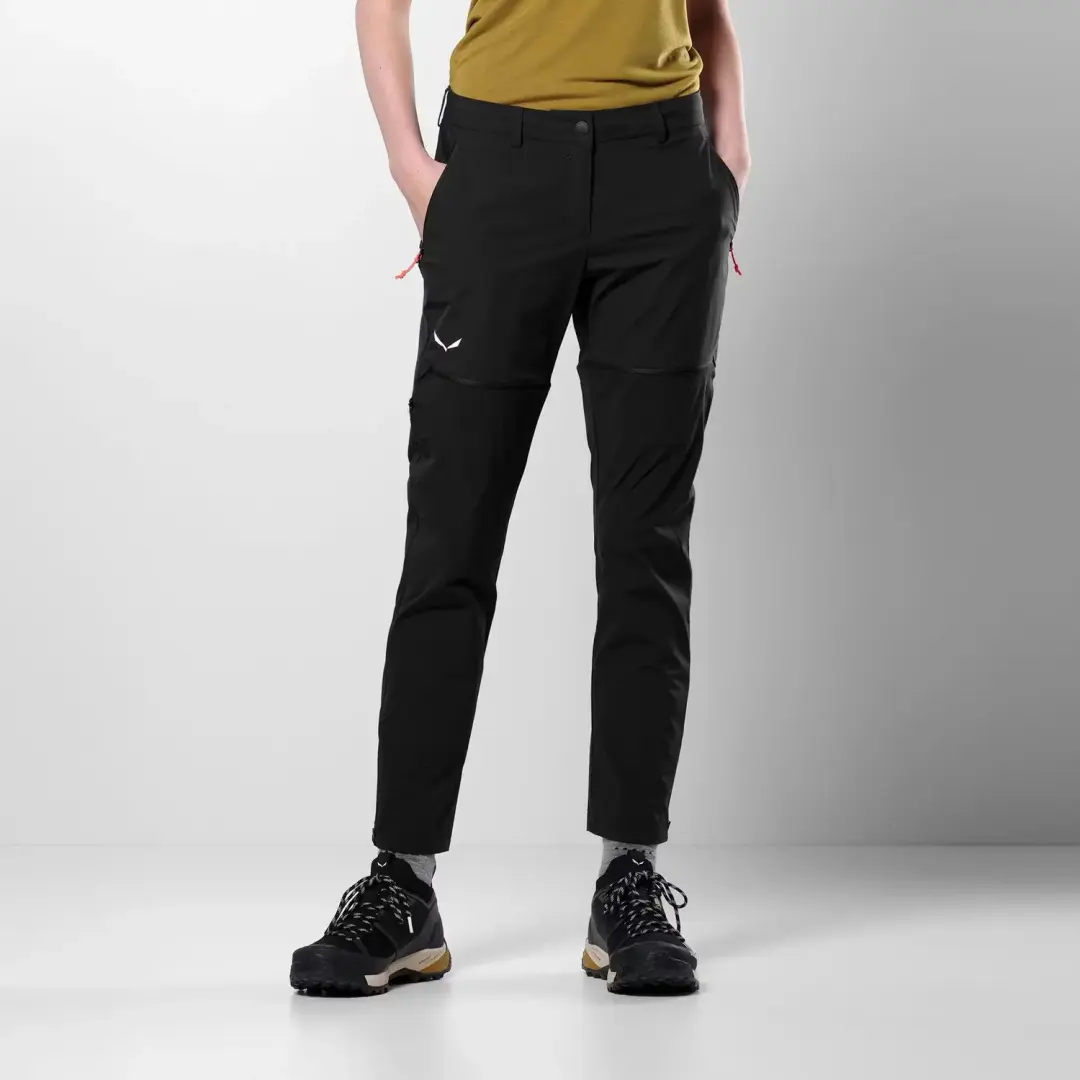 Salewa Puez Talvena 2-in-1 Wandelbroek Dames - Zwart - afbeelding 2 van 2
