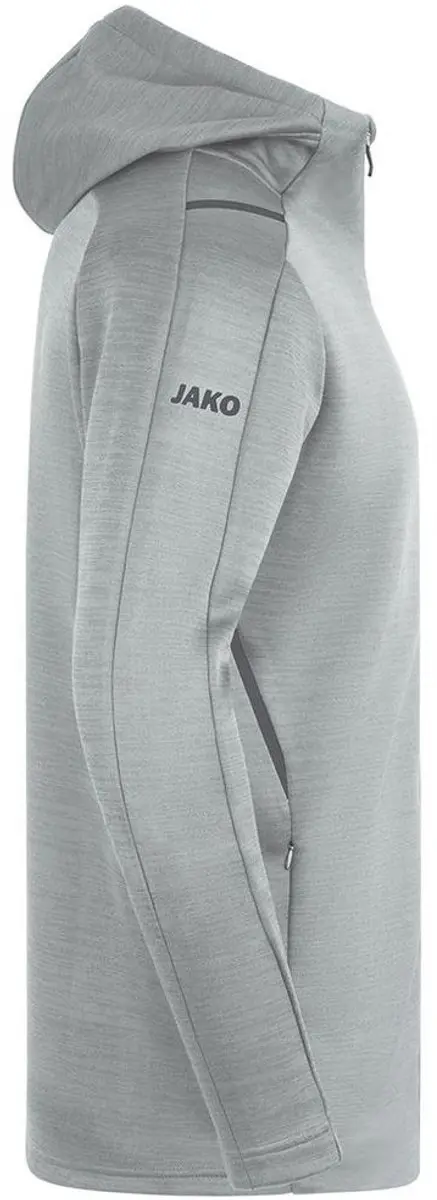 JAKO Challenge Vrijetijdsvest met Kap - Grijs - XXL - afbeelding 2 van 6