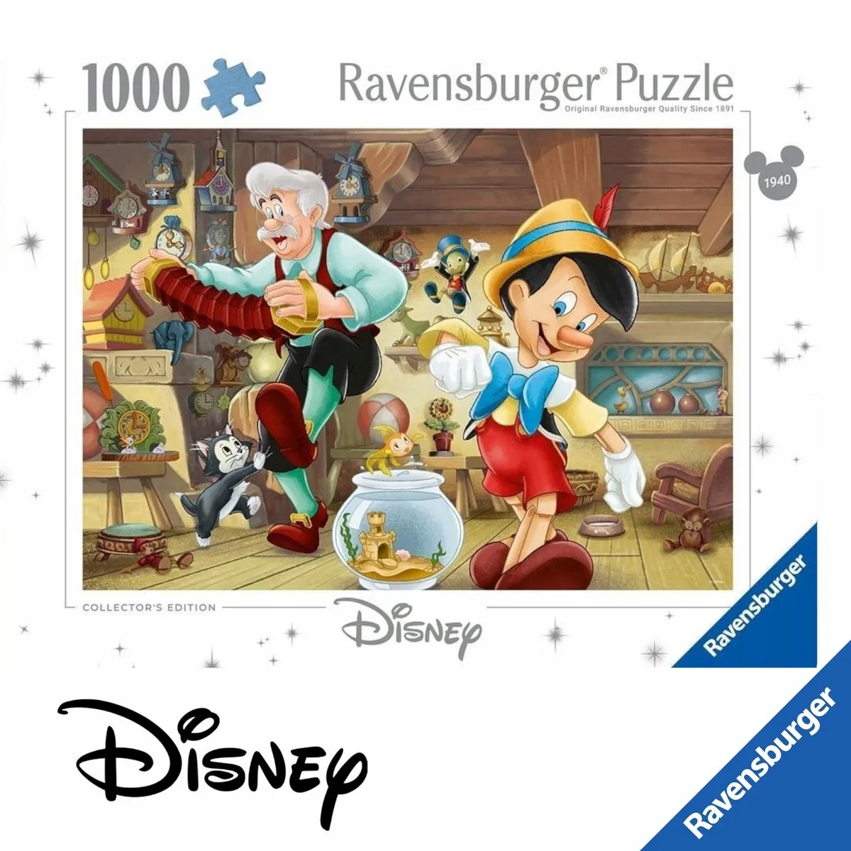 Ravensburger Disney Pinokkio 1000 Stuks Puzzel