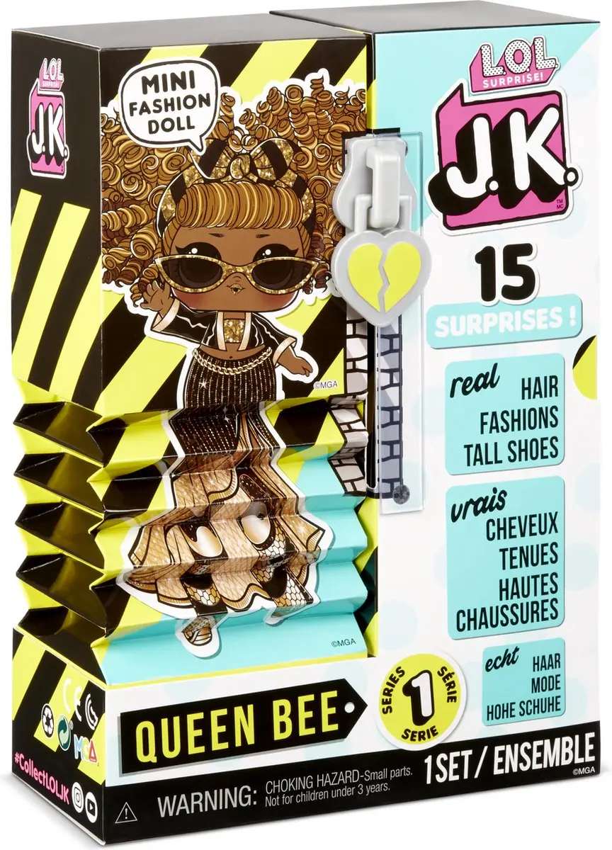 L.O.L. Surprise! J.K. Minipop Queen Bee - afbeelding 2 van 6