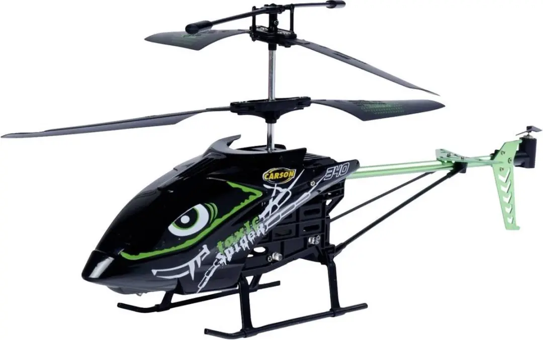 Carson Toxic Spider 340 RC Helikopter - Zwart/Groen - afbeelding 6 van 6