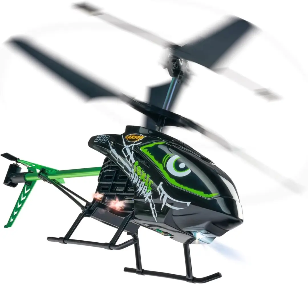 Carson Toxic Spider 340 RC Helikopter - Zwart/Groen - afbeelding 3 van 6