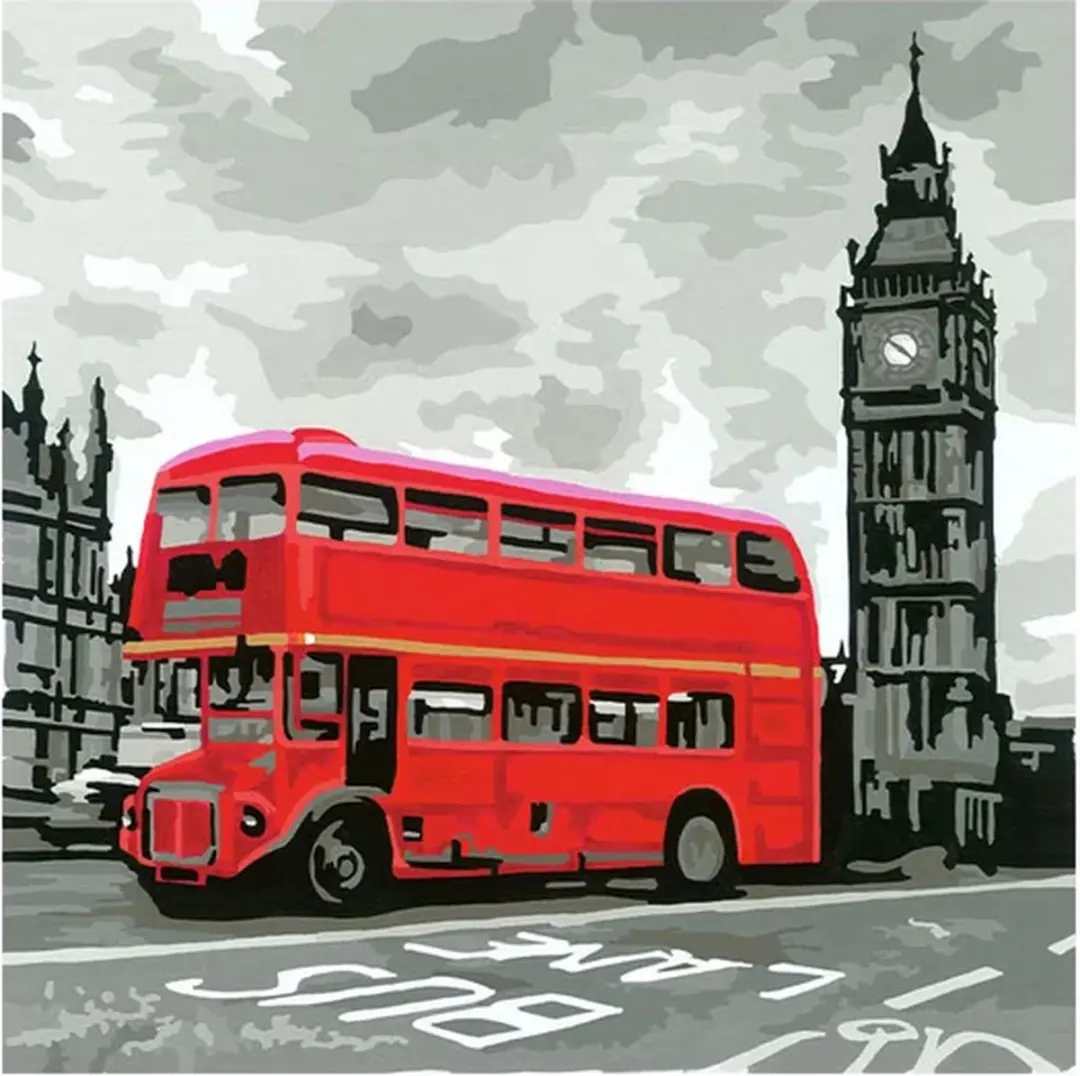 Ravensburger CreArt Schilderen op nummer London Calling - afbeelding 6 van 6