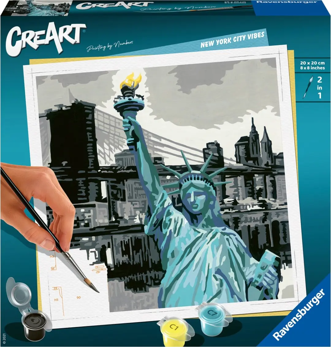 Ravensburger Schilderen op nummer CreArt New York City voor volwassenen