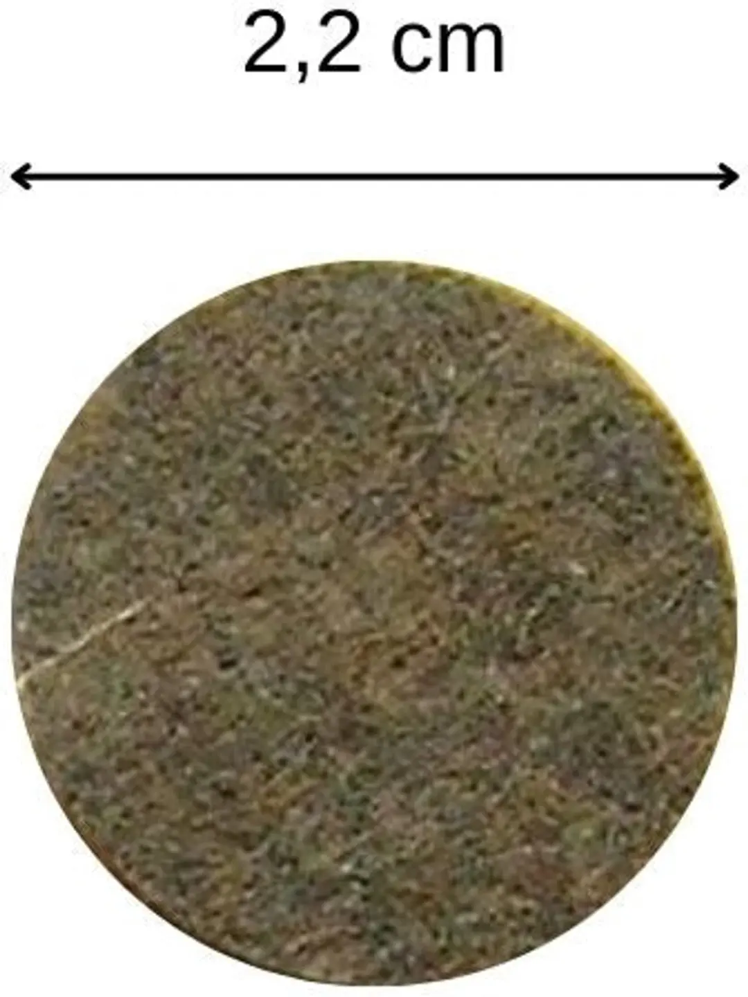 Zelfklevende viltdoppen diameter 22 mm per 12 Fackelmann
