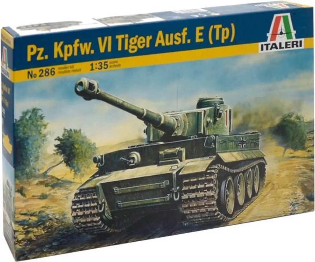 Modelbouwkit: Tiger I Tank (schaal 1:72)